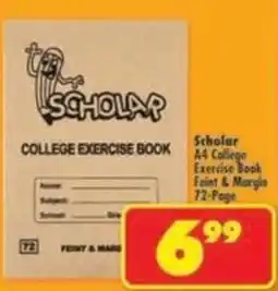 Shoprite Scholar College Exercise Book offer