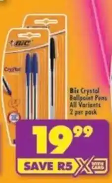 Shoprite Bic Crystal Ballpoint Pens offer