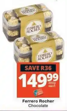 Checkers FERRERO ROCHER offer