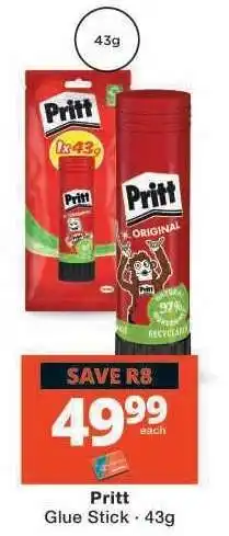 Checkers Pritt offer