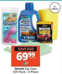 Checkers Shield Car Care Gift Pack - 5-Piece offer