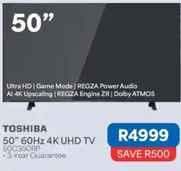 OK Furniture TOSHIBA 50" 60Hz 4K UHD TV offer