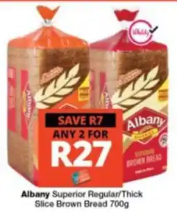 Checkers Albany Superior Regular/Thick Slice Brown Bread offer