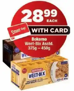 OK MiniMark Bokomo Weet-Bix Asstd. offer