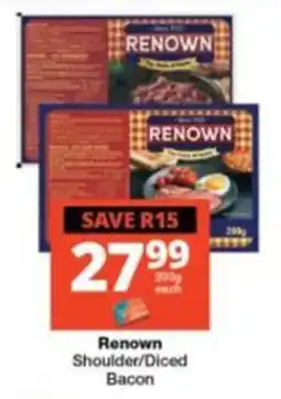 Checkers Renown Shoulder/Diced Bacon offer