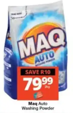 Checkers Maq Auto Washing Powder offer