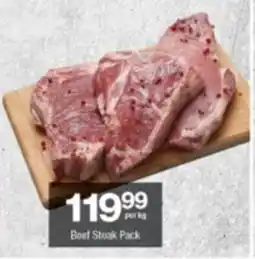 Checkers Beef Steak Pack offer