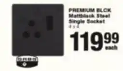 Build It PREMIUM BLCK Mattblack Steel Single Socket offer
