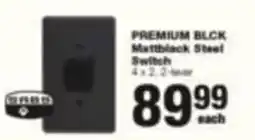Build It PREMIUM BLACK Mattblack Steel Switch offer