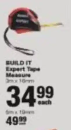 Build It BUILD IT Expert Tape Measure offer