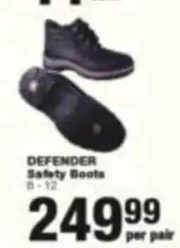 Build It DEFENDER Safety Boots offer