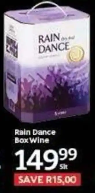 Oxford Freshmarket Rain Dance Box Wine offer