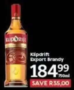 Oxford Freshmarket Klipdrift Export Brandy offer