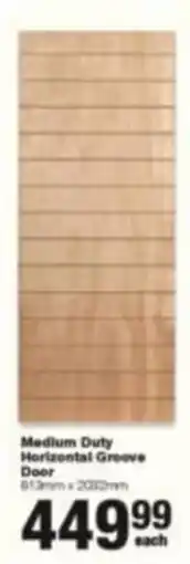 Build It Medium Duty Horizontal Groove Door offer