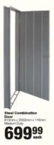 Build It Steel Combination Door offer