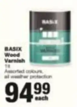 Build It BASIX Wood Varnish Assorted offer
