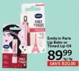 Oxford Freshmarket Emily in Paris Lip Balm or Tinted Lip Oil offer