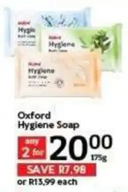 Oxford Freshmarket Oxford Hygiene Soap offer