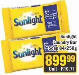 J&E Cash and Carry Sunlight Laundry Bar offer
