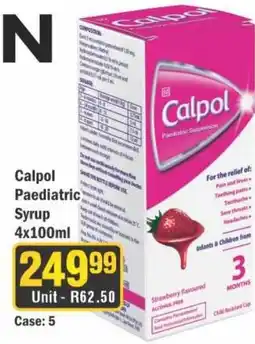 J&E Cash and Carry Calpol Paediatric Syrup offer