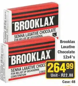 J&E Cash and Carry Brooklax Senna Laxative Chocolate offer