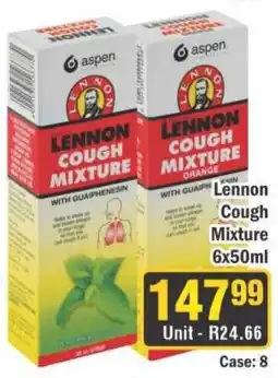J&E Cash and Carry Lennon Cough Mixture Orange offer