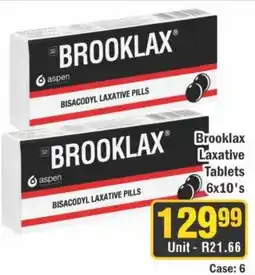 J&E Cash and Carry Brooklax Bisacodyl Laxative Pills offer