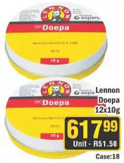 J&E Cash and Carry Lennon Doepa offer