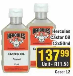 J&E Cash and Carry Hercules Castor Oil offer