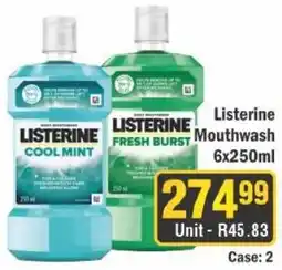 J&E Cash and Carry Listerine Mouthwash offer