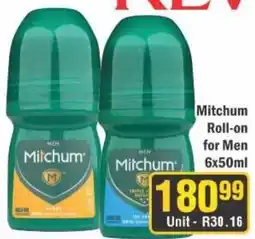 J&E Cash and Carry Mitchum Roll-on for Men offer