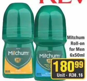 J&E Cash and Carry Mitchum Roll-on for Men offer
