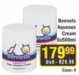 J&E Cash and Carry Bennetts Aqueous Cream offer
