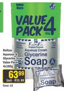 J&E Cash and Carry Reitzer Aqueous & Glycerine Soap offer