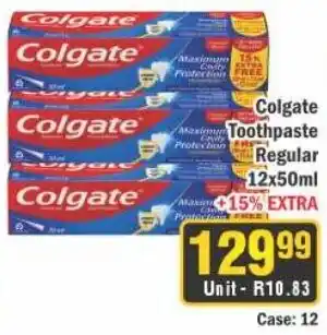 J&E Cash and Carry Colgate Toothpaste Regular offer