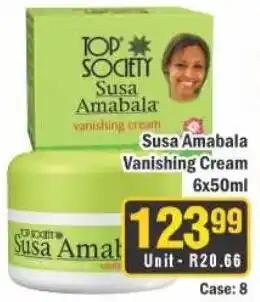 J&E Cash and Carry Top Society Susa Amabala Vanishing Cream offer