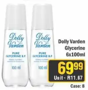 J&E Cash and Carry Dolly Varden Glycerine offer