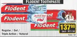 J&E Cash and Carry Flodent Toothpaste offer