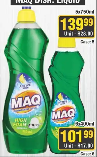 J&E Cash and Carry MAQ Dish Liquid offer