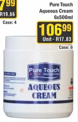 J&E Cash and Carry Pure Touch Aqueous Cream offer