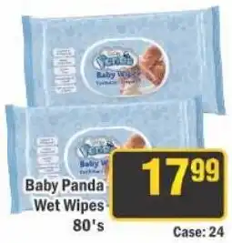 J&E Cash and Carry Baby Panda Wet Wipes offer