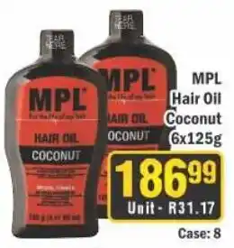 J&E Cash and Carry MPL Hair Oil Coconut offer