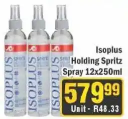 J&E Cash and Carry Isoplus Holding Spritz Spray offer