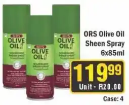 J&E Cash and Carry ORS Olive Oil Sheen Spray offer