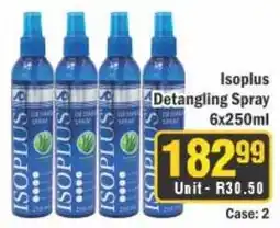 J&E Cash and Carry Isoplus Detangling Spray offer