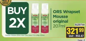 J&E Cash and Carry ORS Wrapset Mousse original offer