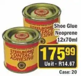 J&E Cash and Carry Shoe Glue Neoprene offer
