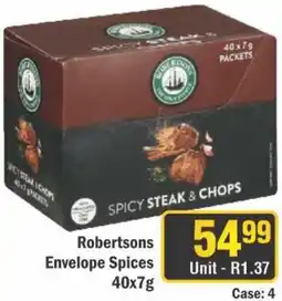 J&E Cash and Carry Robertsons Envelope Spices offer