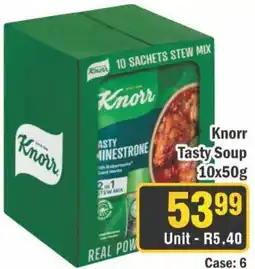 J&E Cash and Carry Knorr Tasty Soup offer