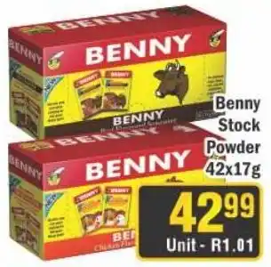 J&E Cash and Carry Benny Stock Powder offer